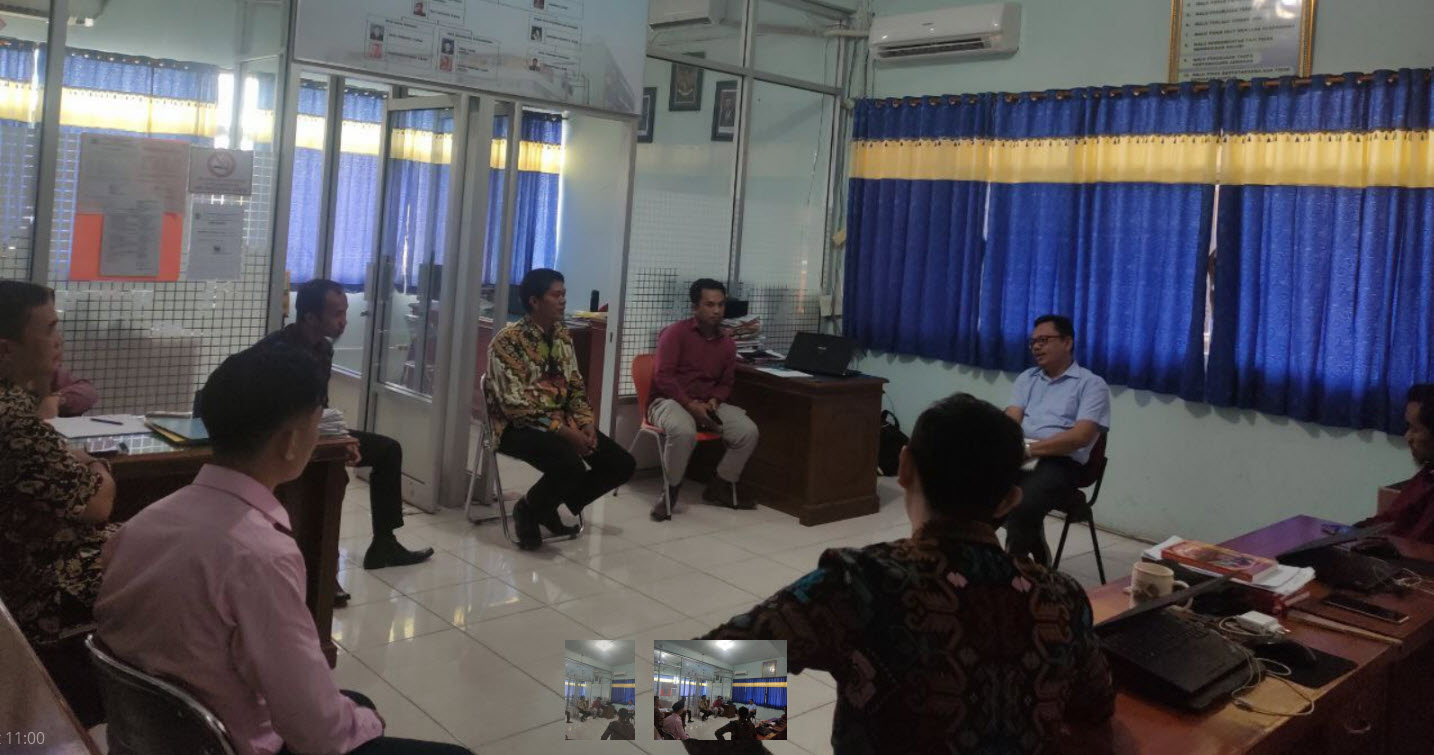 UPT. Pusat Komputer Terima Kunjungan Kerja Rektor Baru Universitas Dehasen Bengkulu